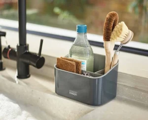 Sink Caddies & Accessories-Joseph Joseph SinkStore™ Tiered Sink Tidy Gray