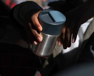 Lunch Boxes & Containers-Joseph Joseph Sipp™ Travel Mug with Hygienic Lid 340ml Stainless-steel