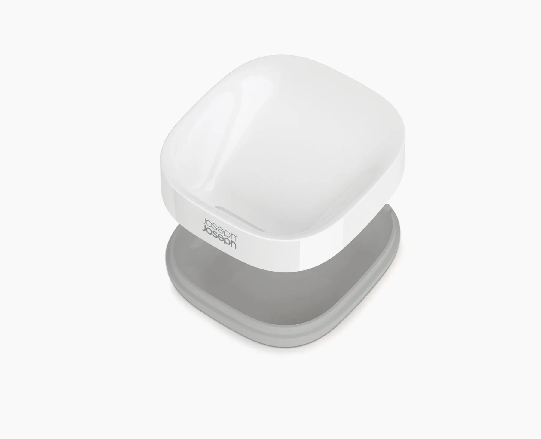 Soap Dishes & Dispensers-Joseph Joseph Slim™ Compact Soap Dish Light gray