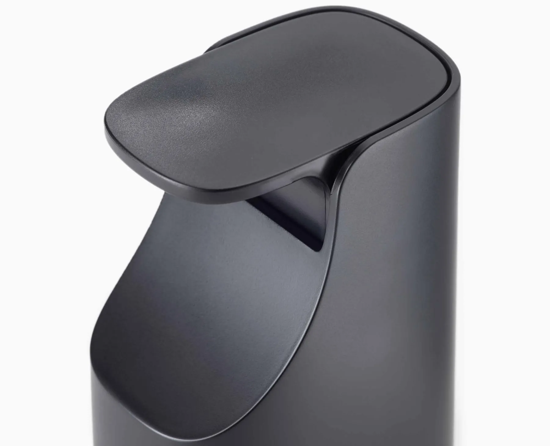 Soap Dishes & Dispensers-Joseph Joseph Slim™ Compact Matt Soap Dispenser Black