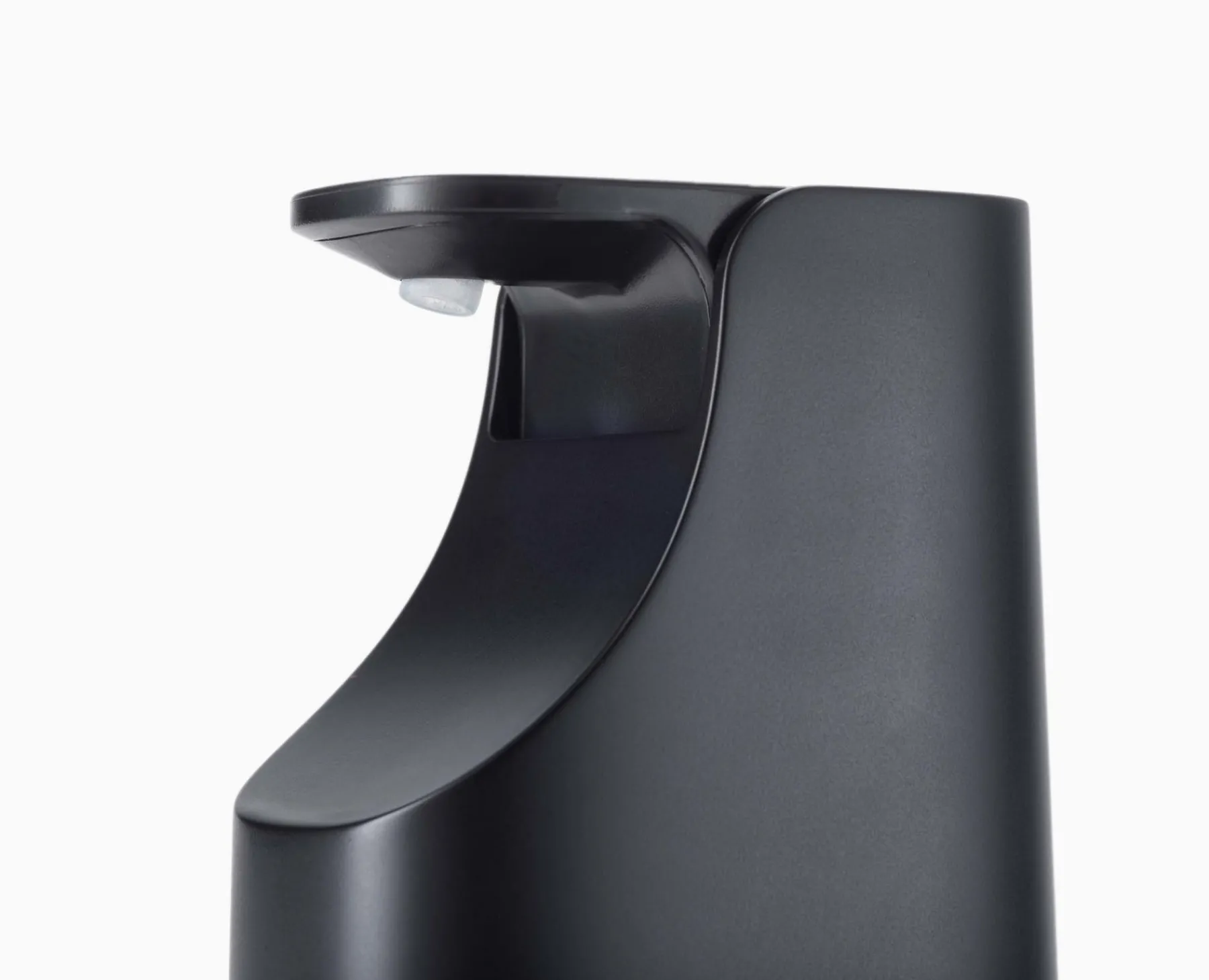 Soap Dishes & Dispensers-Joseph Joseph Slim™ Compact Matt Soap Dispenser Black
