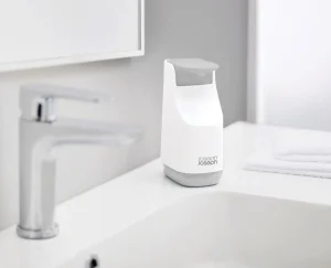 Soap Dishes & Dispensers-Joseph Joseph Slim™ Soap Pump Light gray