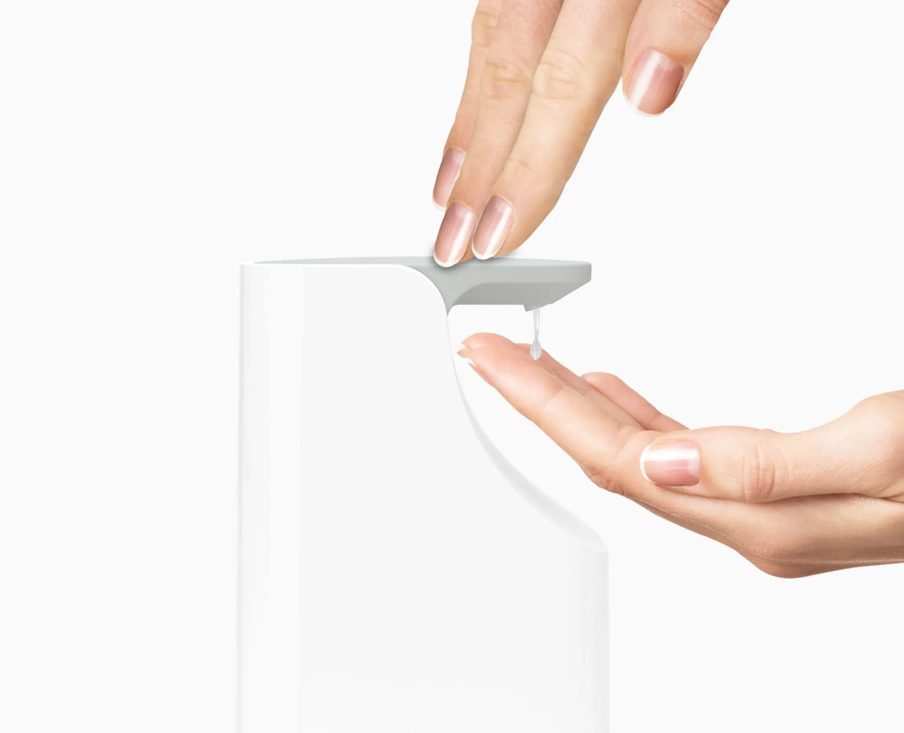 Soap Dishes & Dispensers-Joseph Joseph Slim™ Soap Pump Light gray