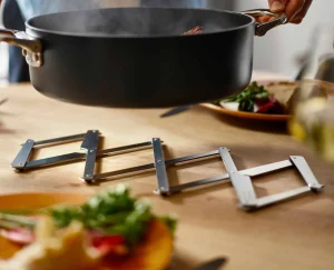 Kitchen Utensils & Gadgets-Joseph Joseph Space Trivet Stainless-steel