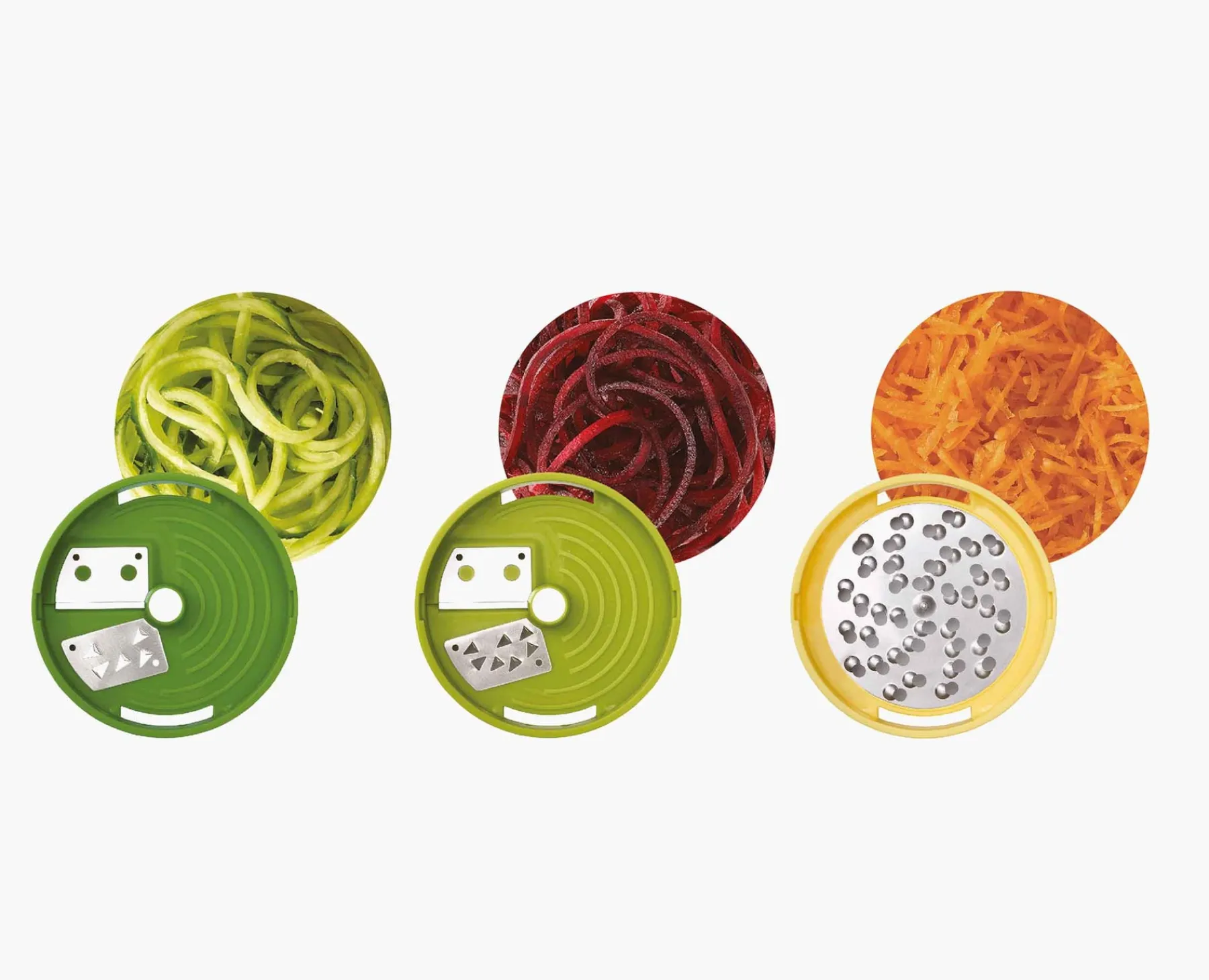 Kitchen Utensils & Gadgets-Joseph Joseph Spiro™ Hand-held Spiralizer Green