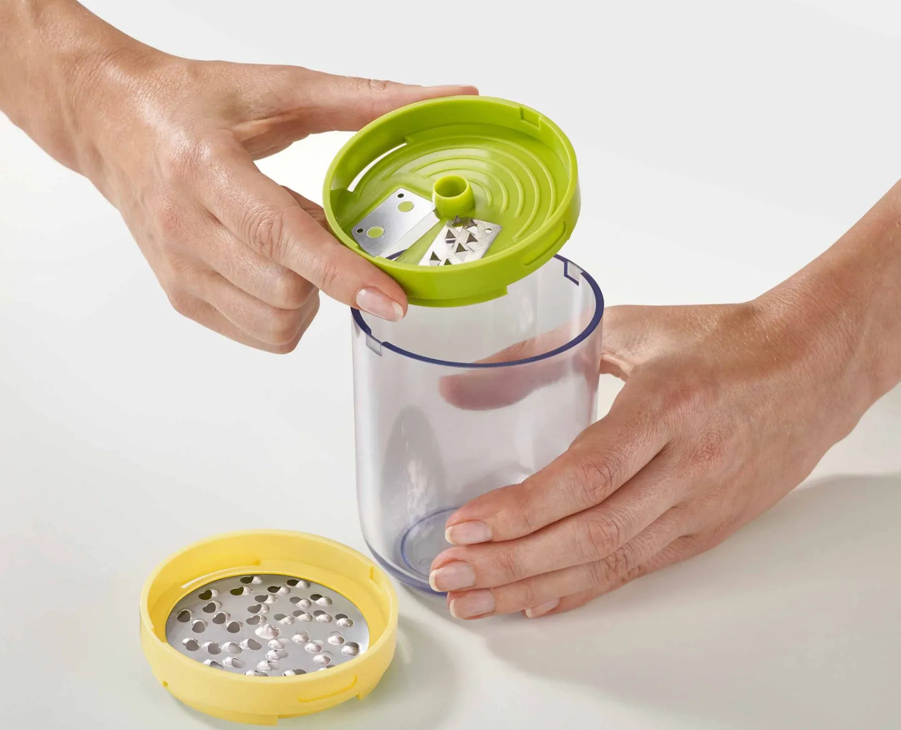 Kitchen Utensils & Gadgets-Joseph Joseph Spiro™ Hand-held Spiralizer Green