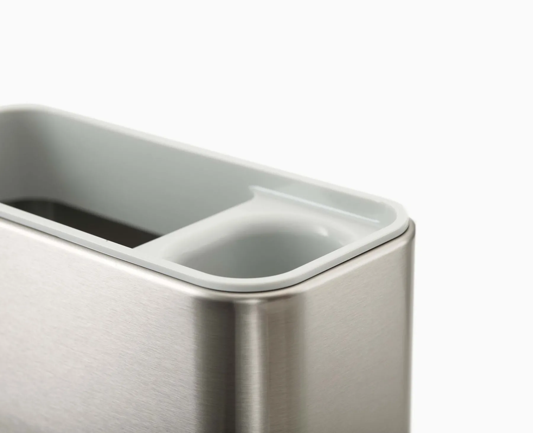 Sink Caddies & Accessories-Joseph Joseph Surface™ Stainless-steel Sink Caddy Stone