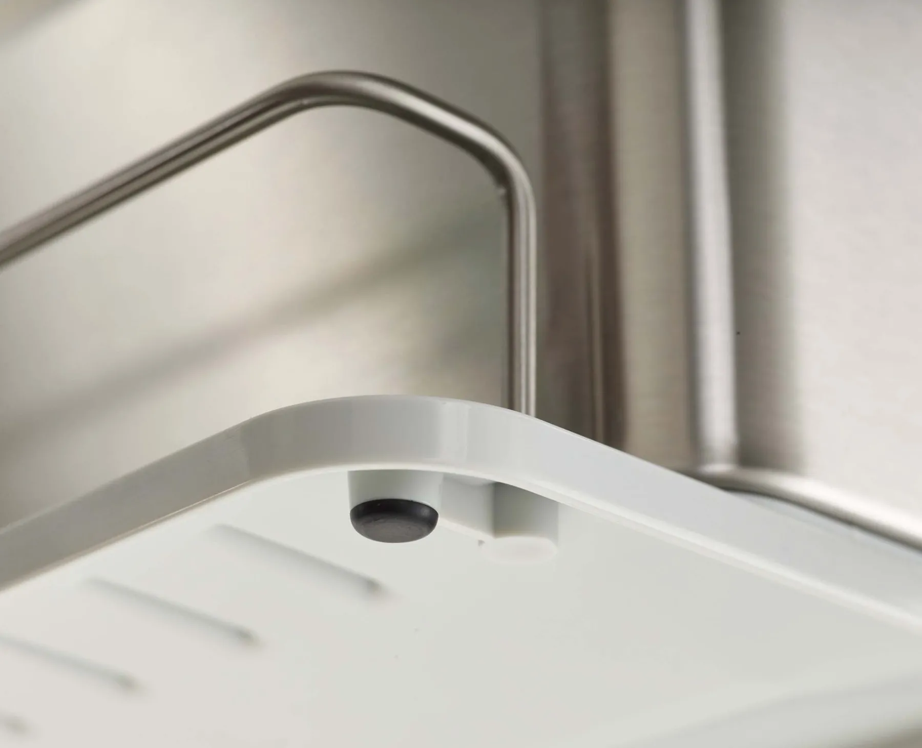 Sink Caddies & Accessories-Joseph Joseph Surface™ Stainless-steel Sink Caddy Stone