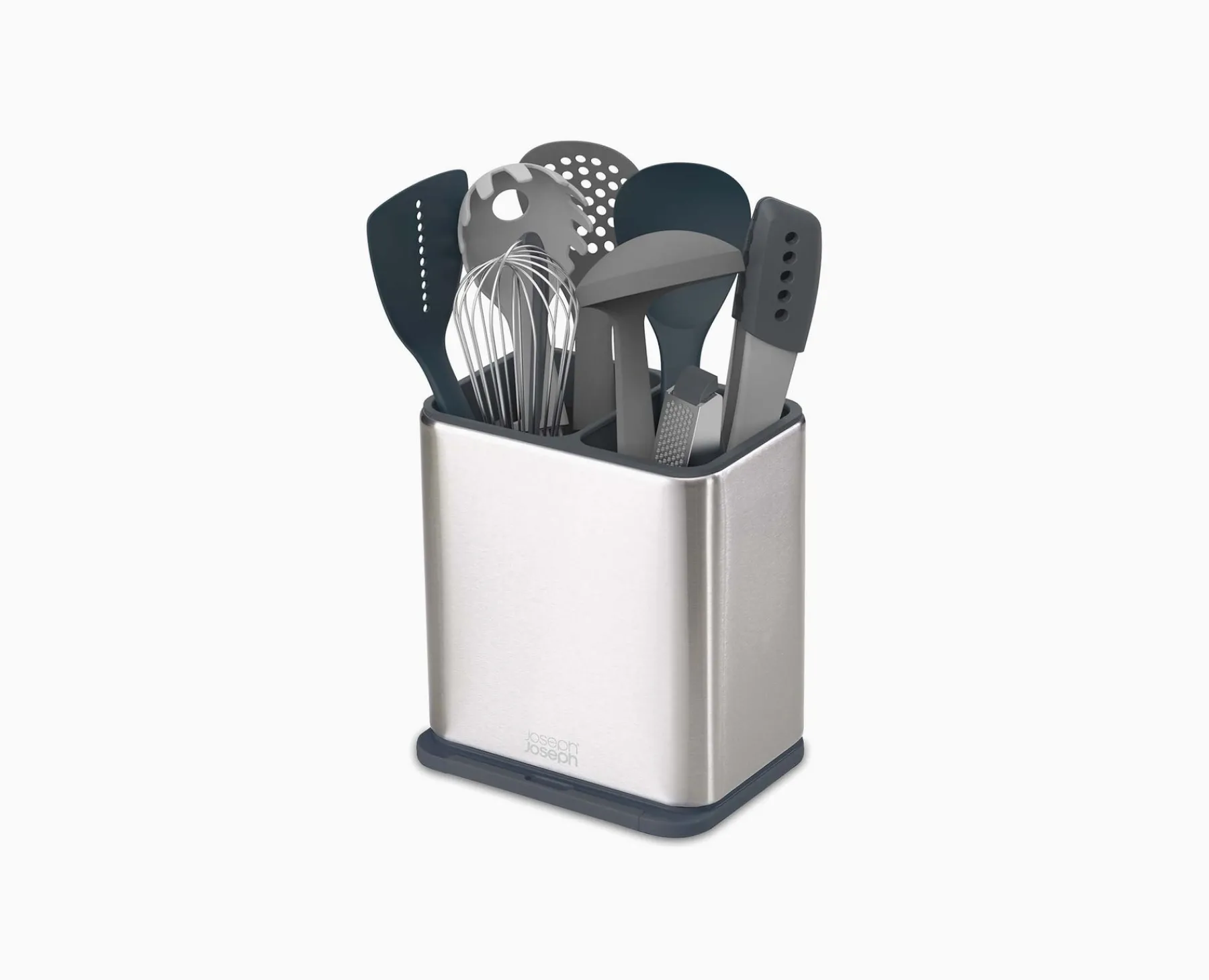 Kitchen Countertop Organizers-Joseph Joseph Surface™ Utensil Pot Stainless-steel