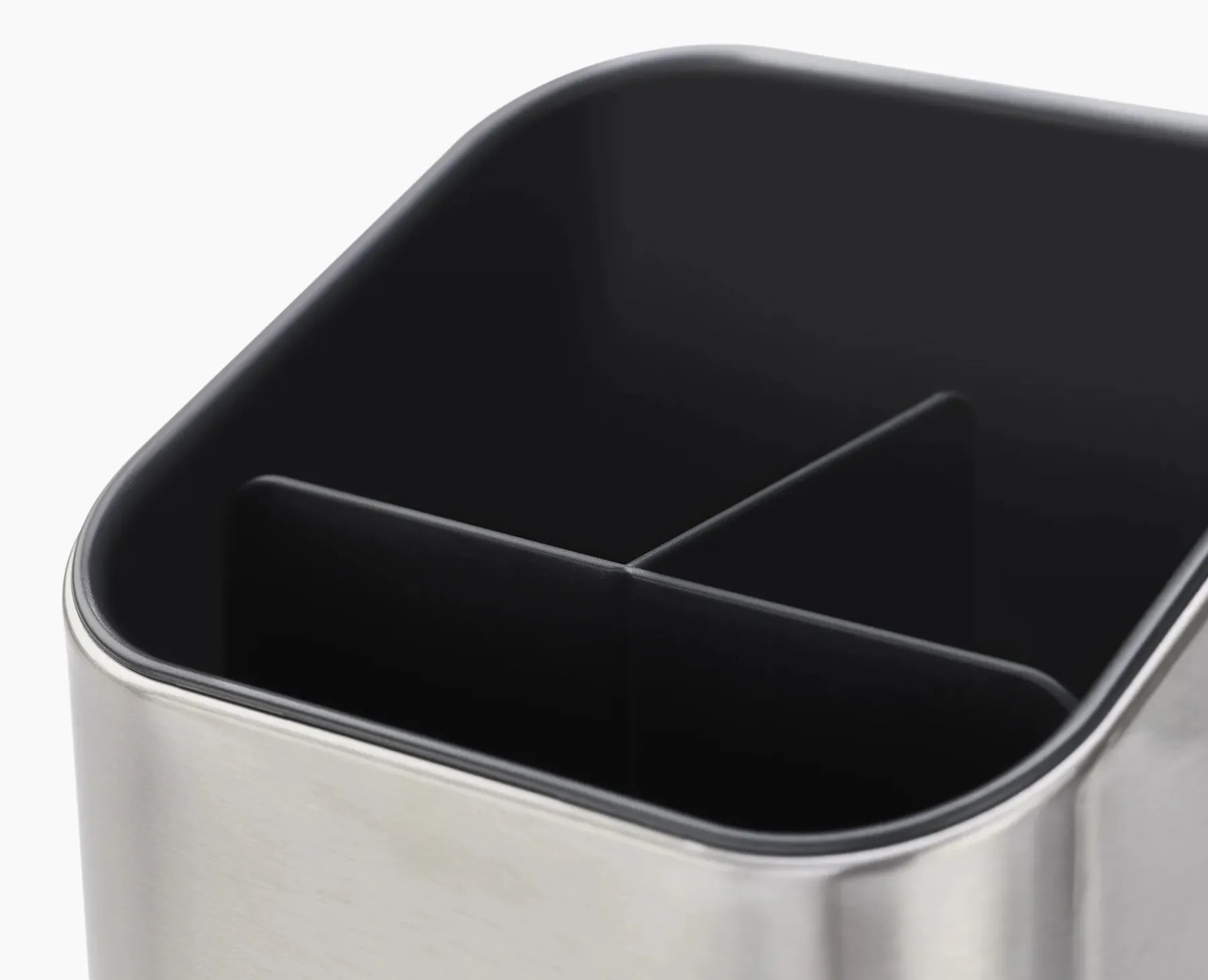 Kitchen Countertop Organizers-Joseph Joseph Surface™ Tiered Utensil Pot Stainless-steel