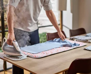 Ironing Boards & Covers-Joseph Joseph Swift™ Table-top Ironing Mat Peach
