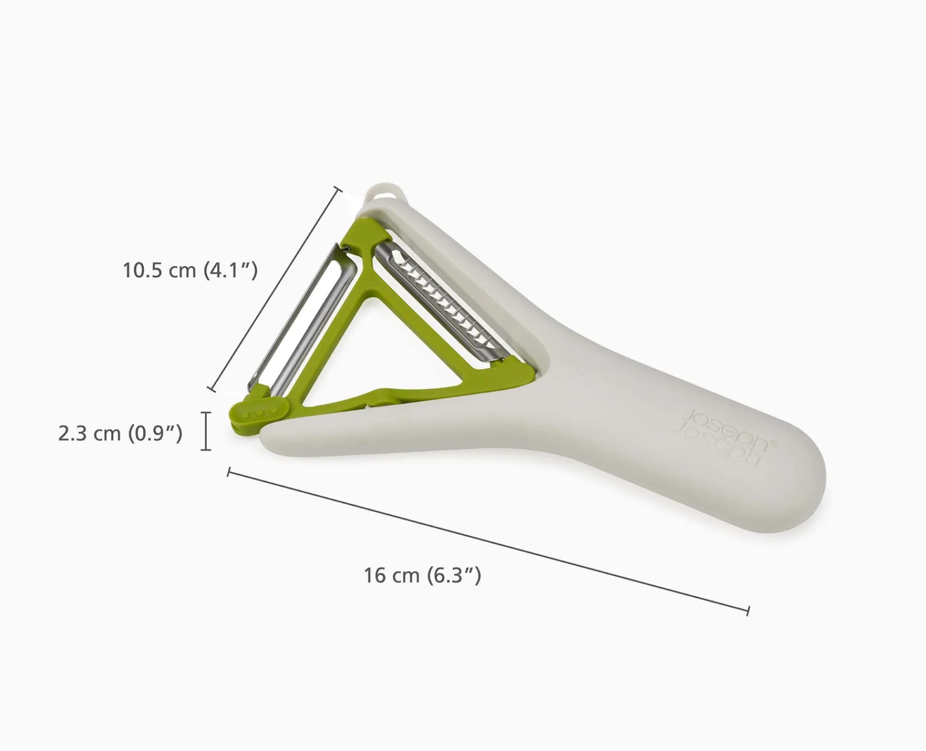 Peelers-Joseph Joseph Switch™ 2-in-1 Peeler Stone/Green