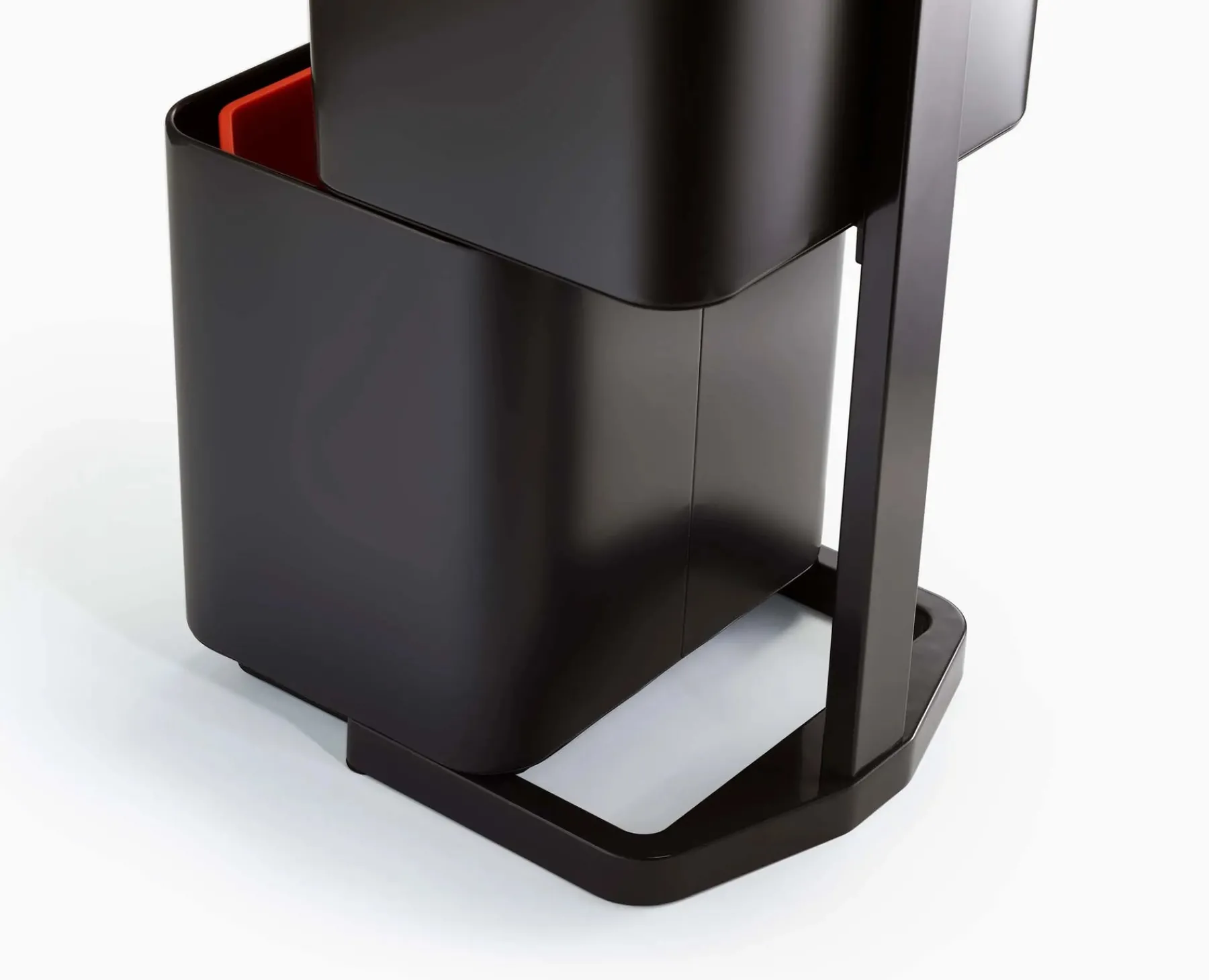 Trash Cans-Joseph Joseph Totem Max 60L Waste & Recycling Bin Black