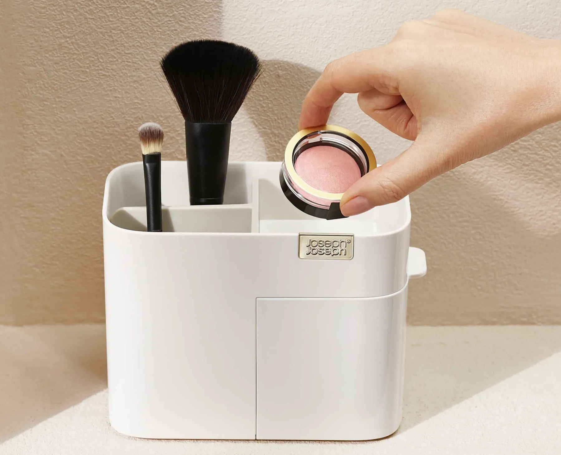 Make-Up Organizers | Make-Up Storage-Joseph Joseph Viva Compact Cosmetic Organizer with Drawer Shell