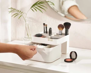 Make-Up Organizers | Make-Up Storage-Joseph Joseph Viva Cosmetic Organizer with Drawer Shell