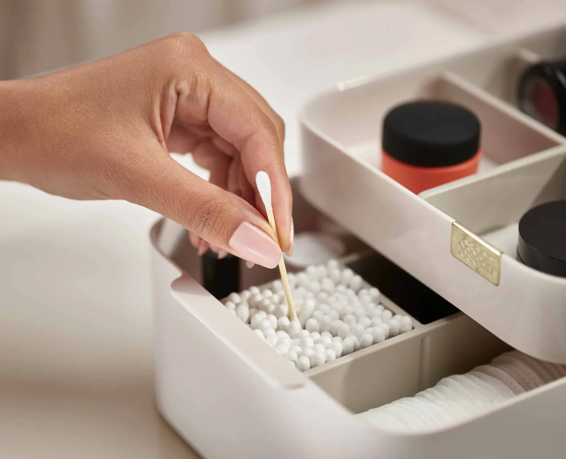 Make-Up Organizers | Make-Up Storage-Joseph Joseph Viva Cosmetic Organizer with Drawer Shell