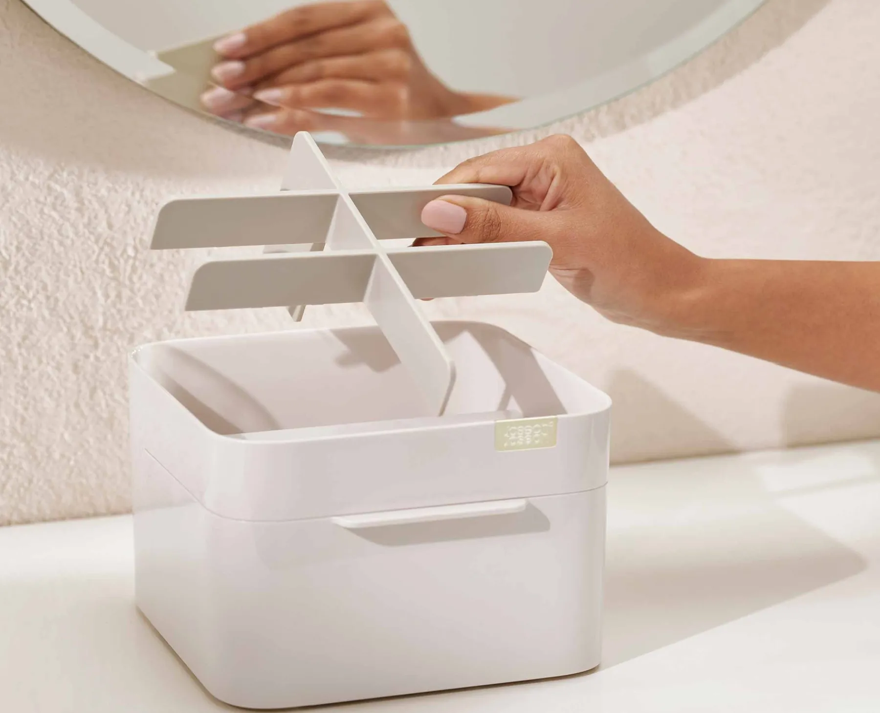 Make-Up Organizers | Make-Up Storage-Joseph Joseph Viva Cosmetic Organizer with Drawer Shell