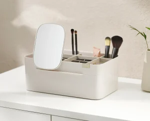 Make-Up Organizers | Make-Up Storage-Joseph Joseph Viva Large Cosmetic Organizer with Removable Mirror Shell