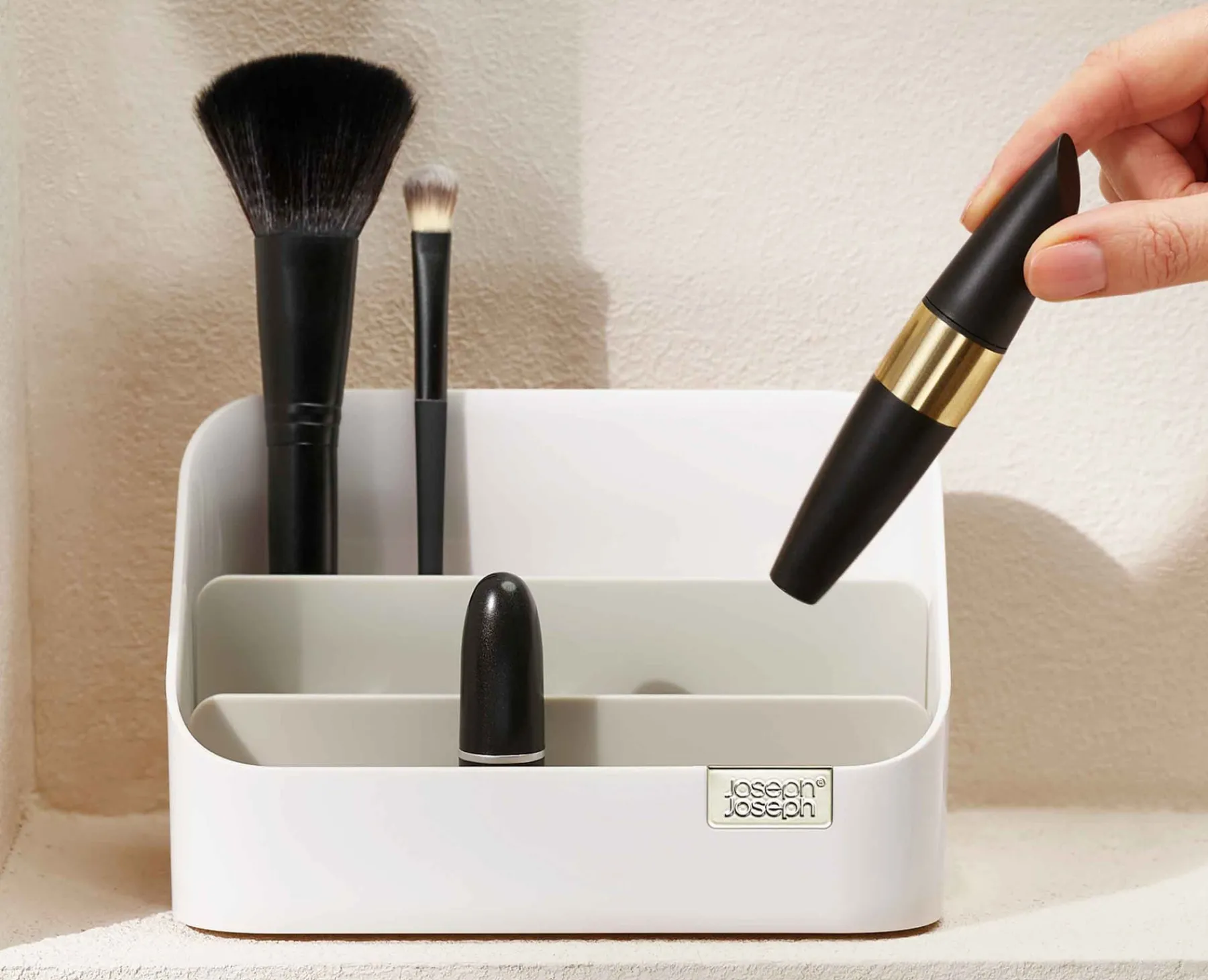 Make-Up Organizers | Make-Up Storage-Joseph Joseph Viva Tiered Cosmetic Organizer Shell