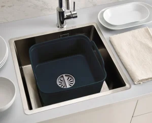 Sink & Washing Up Bowls-Joseph Joseph Wash&Drain™ Washing-up Bowl Gray